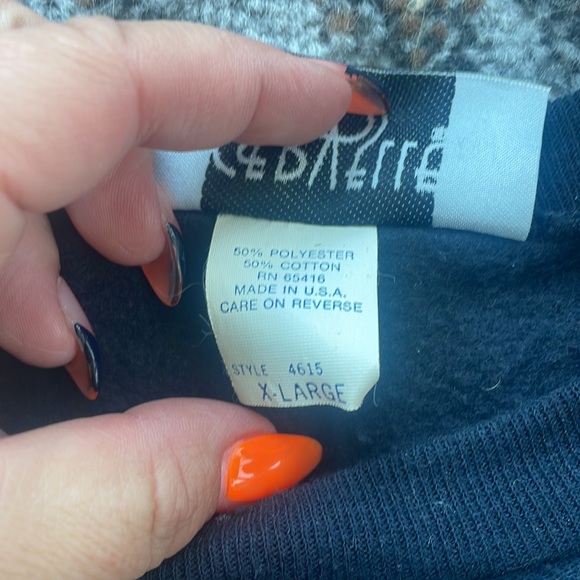 Cervelle Vintage Sweater and Pant Set Navy Gold XL - Picture 3 of 9